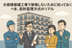 大規模修繕工事の設計監理方式の記事