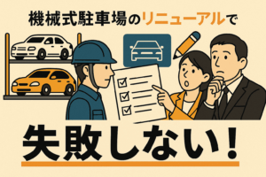 設備更新で失敗しない！機械式駐車場リニューアルの進め方と注意点