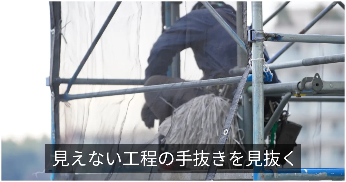 大規模修繕の手抜き工事|下塗り省略・塗料希釈・工程短縮の見抜き方